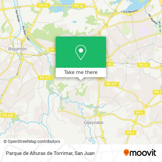 Parque de Alturas de Torrimar map