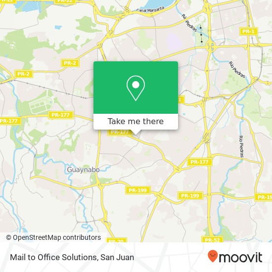 Mail to Office Solutions map