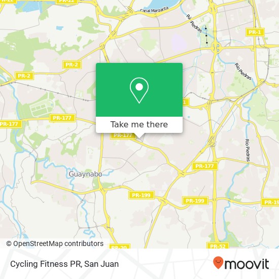 Cycling Fitness PR map