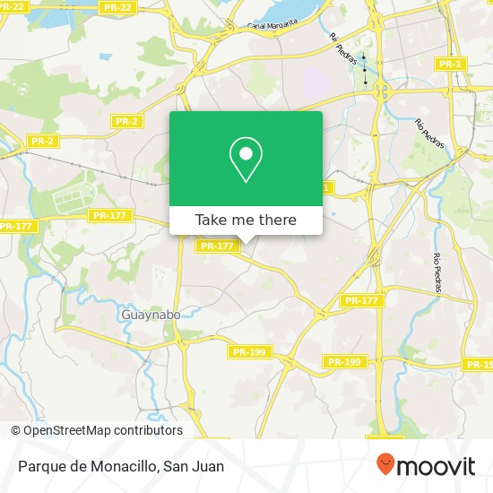 Parque de Monacillo map