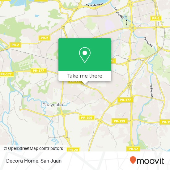Decora Home map