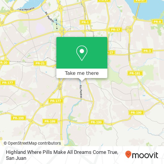 Mapa de Highland Where Pills Make All Dreams Come True