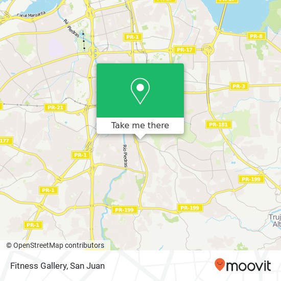 Fitness Gallery map