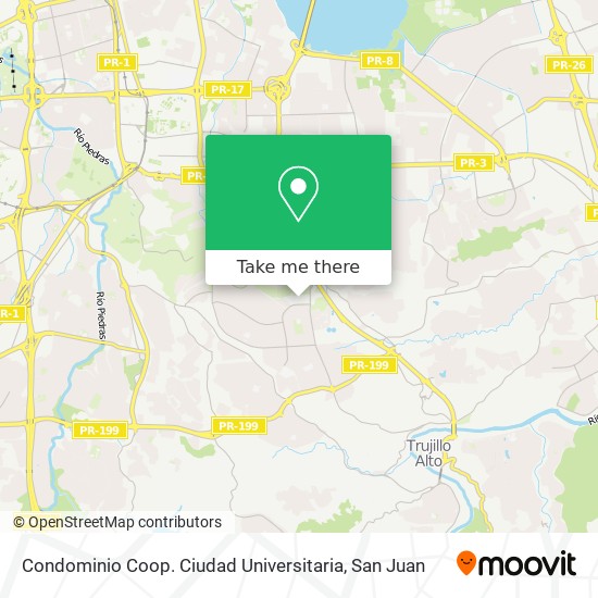 Condominio Coop. Ciudad Universitaria map