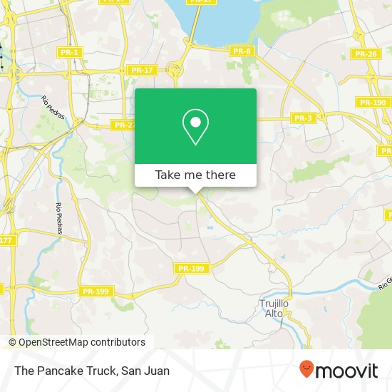 The Pancake Truck map