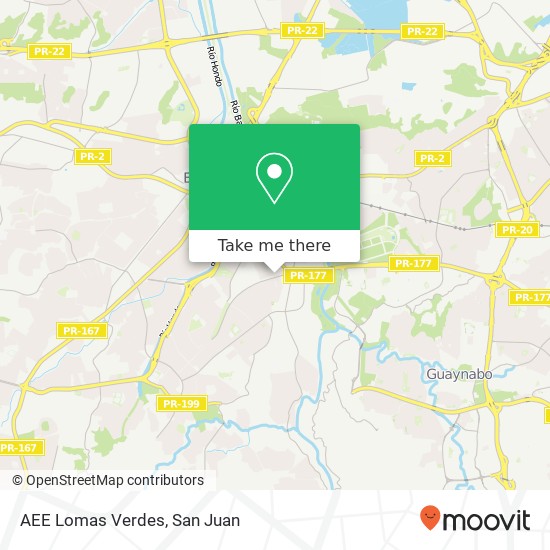 AEE Lomas Verdes map