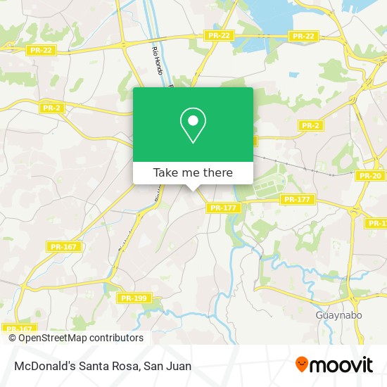 Mapa de McDonald's Santa Rosa