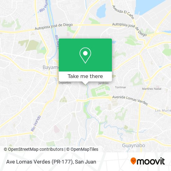 Mapa de Ave Lomas Verdes (PR-177)