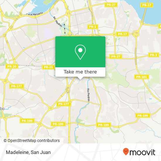 Madeleine map