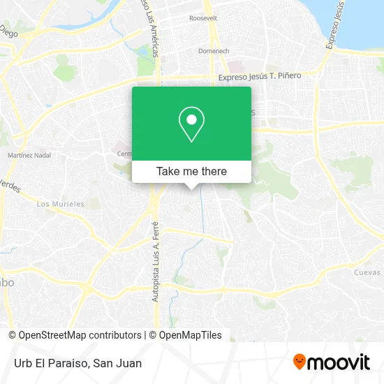 Mapa de Urb El Paraiso