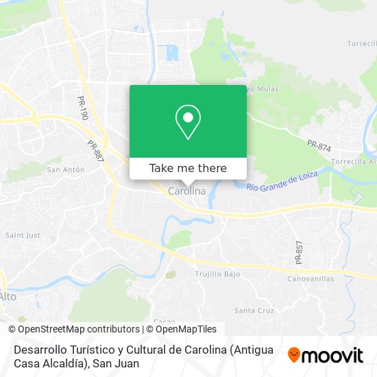 Desarrollo Turístico y Cultural de Carolina (Antigua Casa Alcaldía) map