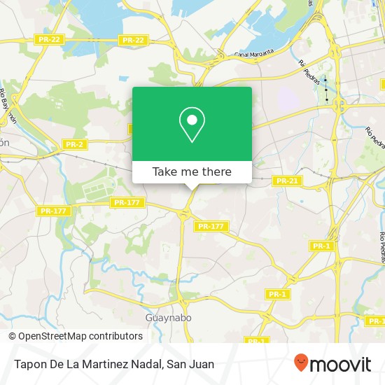 Tapon De La Martinez Nadal map