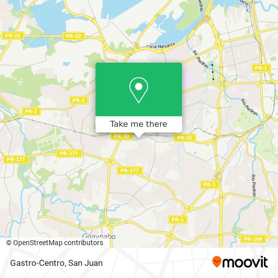 Gastro-Centro map