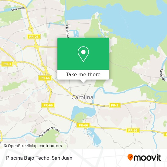 Piscina Bajo Techo map
