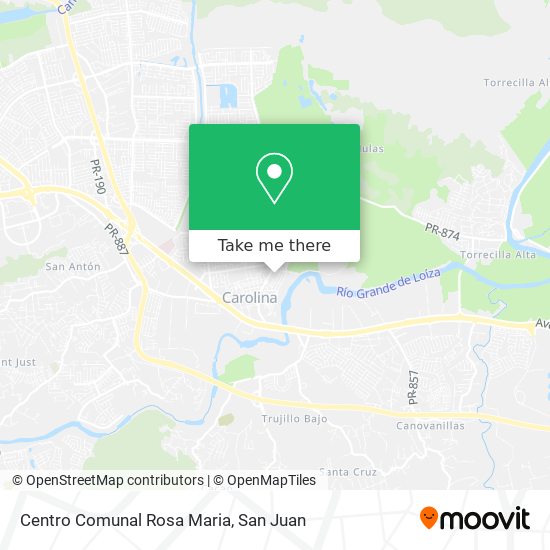 Centro Comunal Rosa Maria map