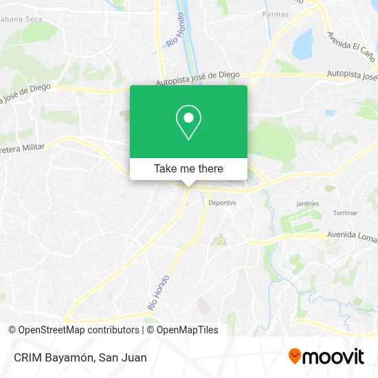 Mapa de CRIM Bayamón