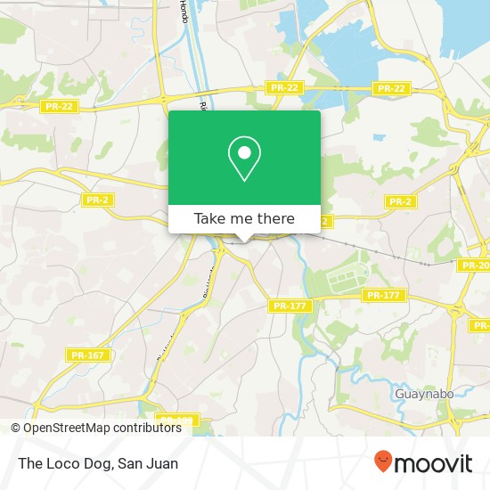 Mapa de The Loco Dog