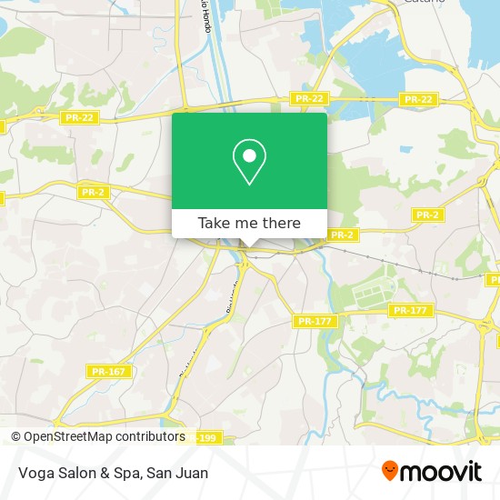Voga Salon & Spa map