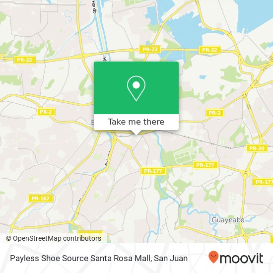 Payless Shoe Source Santa Rosa Mall map