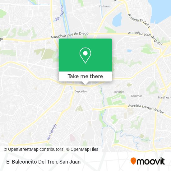 El Balconcito Del Tren map