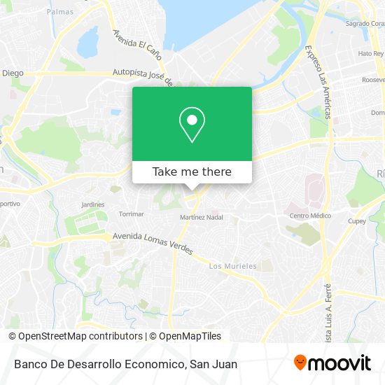 Banco De Desarrollo Economico map