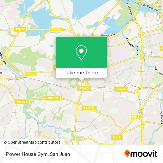 Power House Gym map