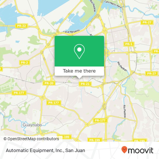 Automatic Equipment, Inc. map