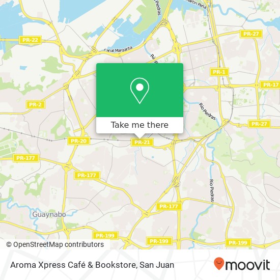 Aroma Xpress Café & Bookstore map