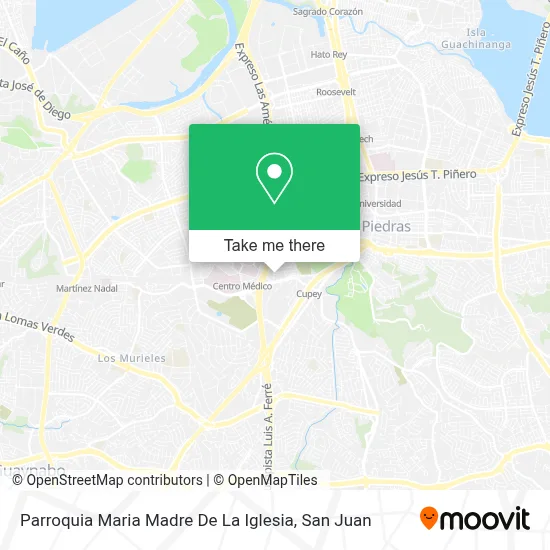 Mapa de Parroquia Maria Madre De La Iglesia