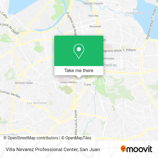 Villa Nevarez Professional Center map
