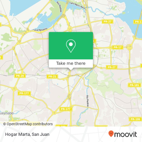 Hogar Marta map