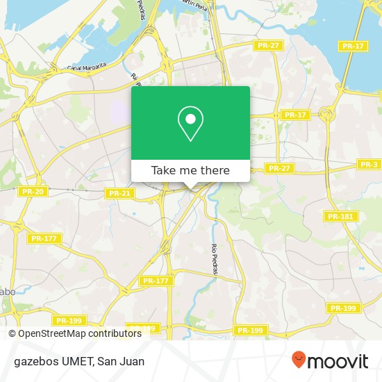 gazebos UMET map
