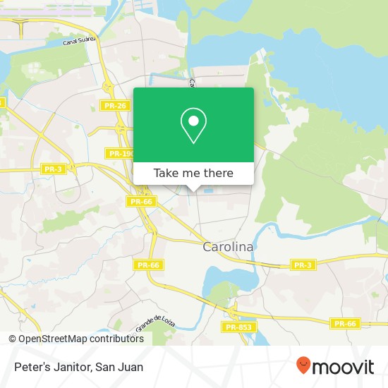 Mapa de Peter's Janitor