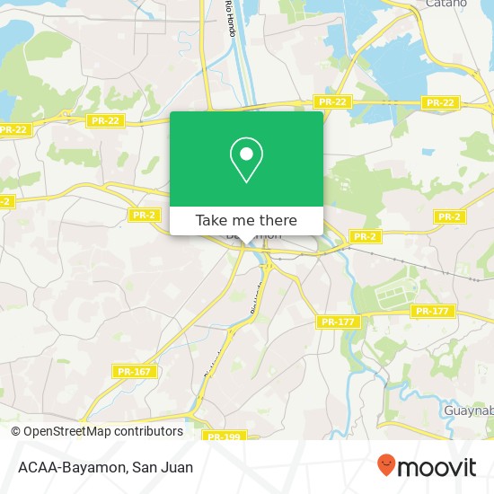 ACAA-Bayamon map