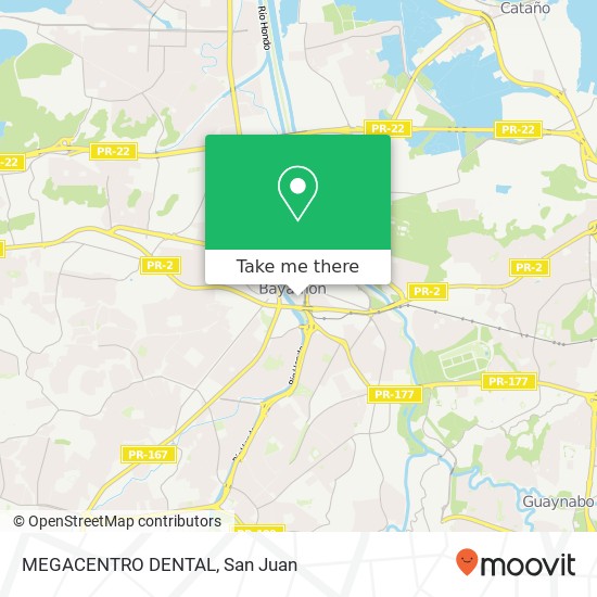 Mapa de MEGACENTRO DENTAL