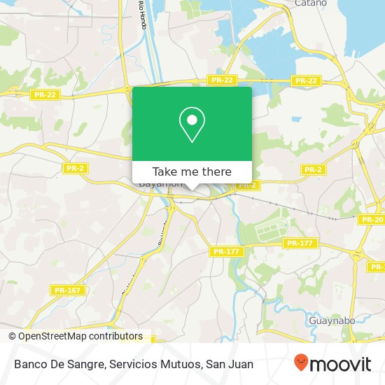 Banco De Sangre, Servicios Mutuos map