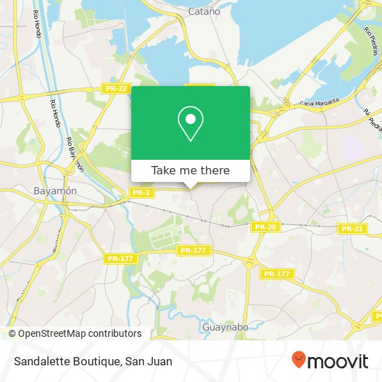 Sandalette Boutique map