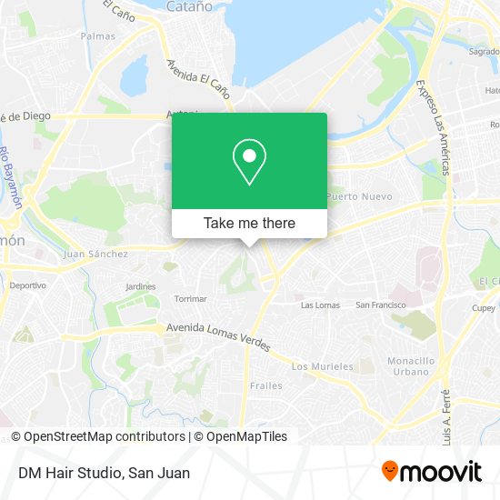 Mapa de DM Hair Studio