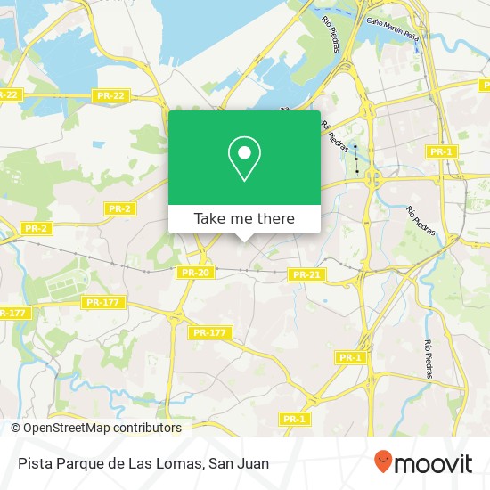 Pista Parque de Las Lomas map