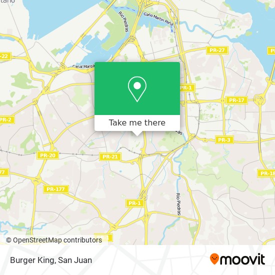 Burger King map