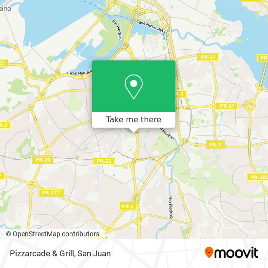 Pizzarcade & Grill map