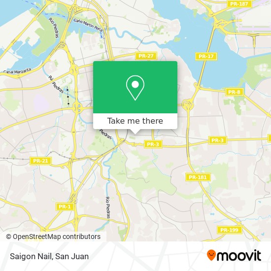 Mapa de Saigon Nail