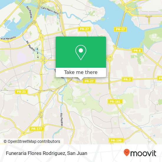 Mapa de Funeraria Flores Rodriguez