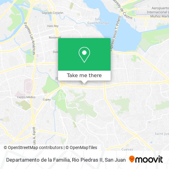 Departamento de la Familia, Rio Piedras II map