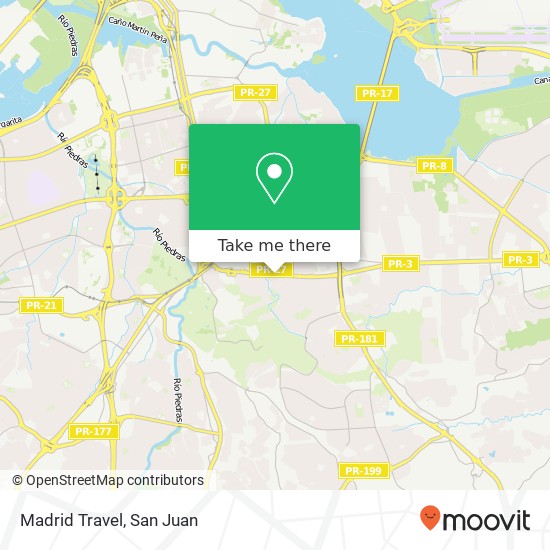 Madrid Travel map