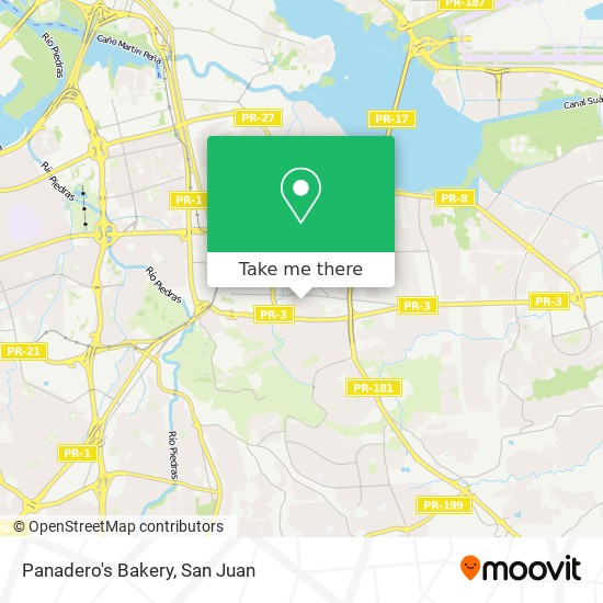 Panadero's Bakery map