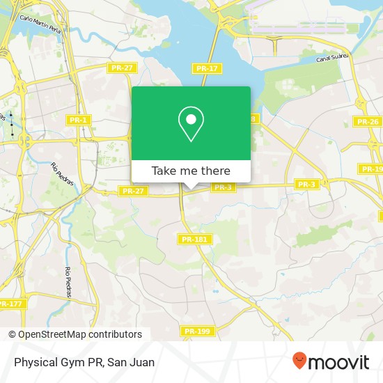 Physical Gym PR map