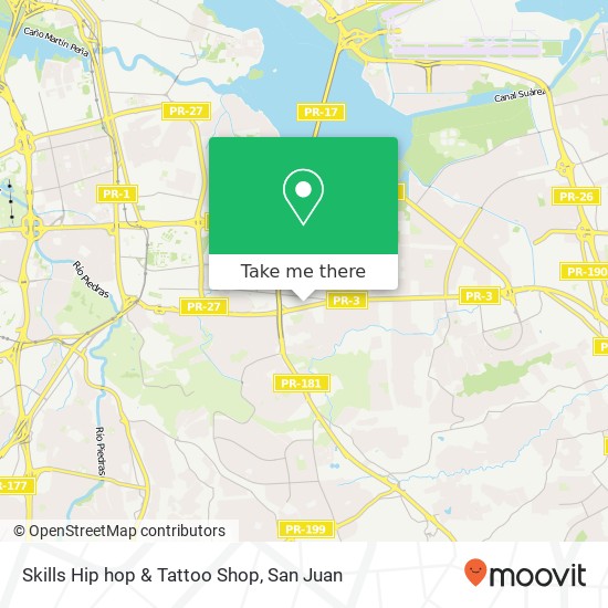 Skills Hip hop & Tattoo Shop map