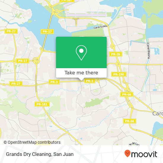 Mapa de Grands Dry Cleaning