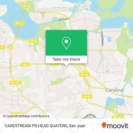 CARESTREAM PR HEAD QUATERS map